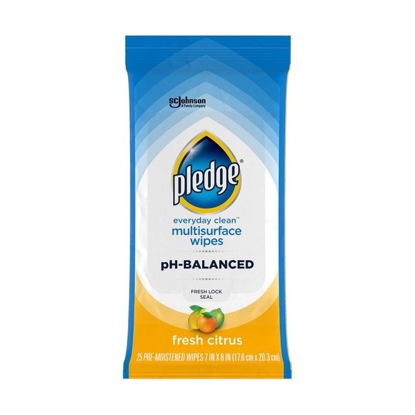 Sc Johnson Multisurface Cleaning Wipes, FreshCitrus, BE, 12PK SJN336274CT - main